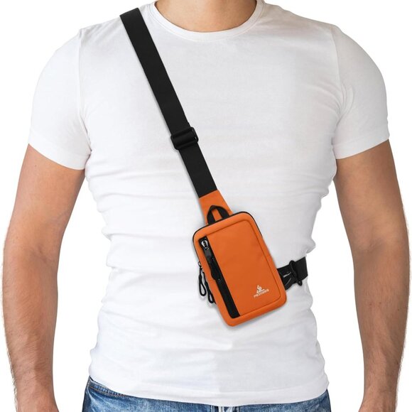 Small Crossbody Bag for Men Women Mini Sling Bag Travel Running Phone Daypack Cr - Picture 1 of 8